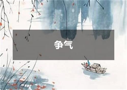 争气