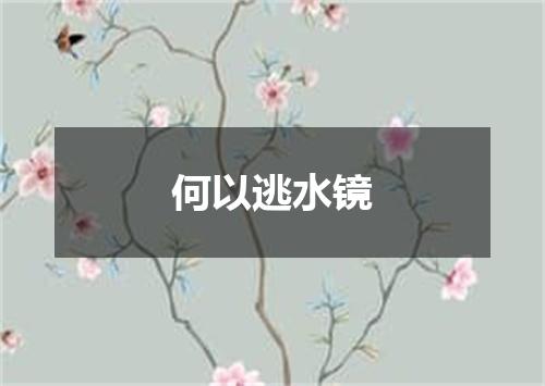 何以逃水镜