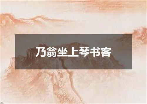 乃翁坐上琴书客