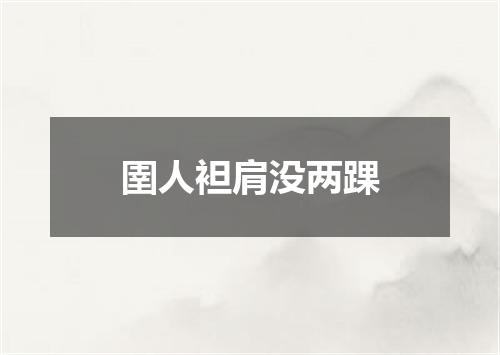 圉人袒肩没两踝