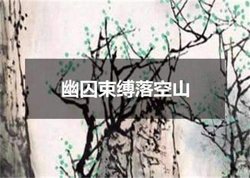 幽囚束缚落空山