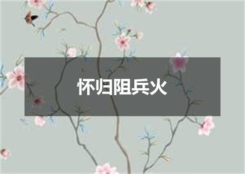 怀归阻兵火