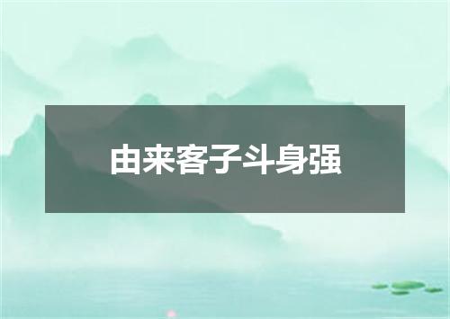 由来客子斗身强