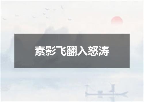 素影飞翻入怒涛