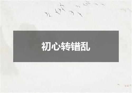 初心转错乱