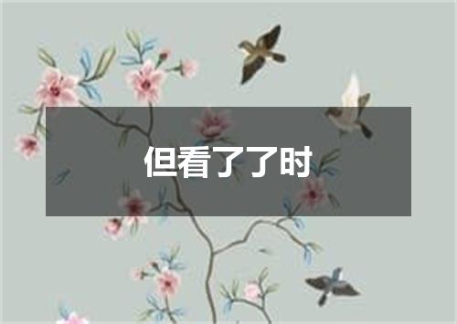 但看了了时