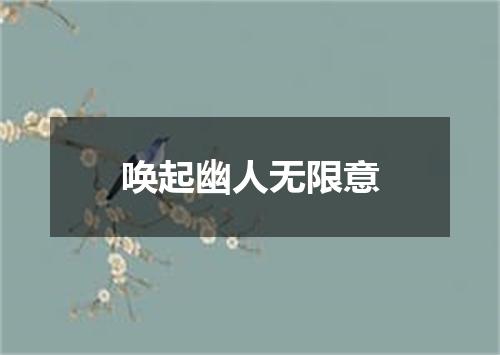 唤起幽人无限意