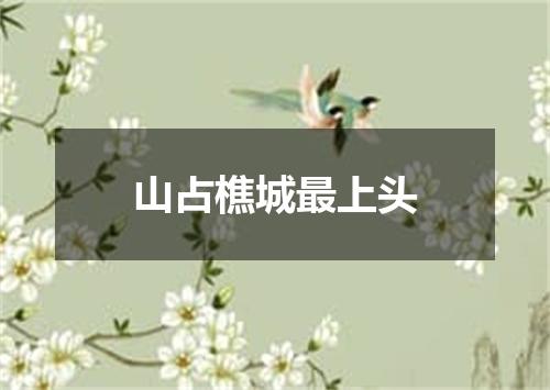 山占樵城最上头