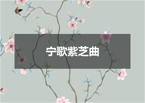 宁歌紫芝曲