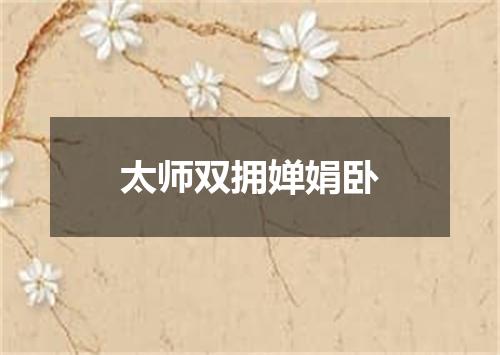 太师双拥婵娟卧