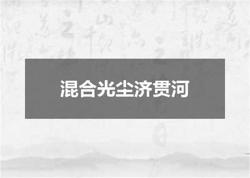 混合光尘济贯河