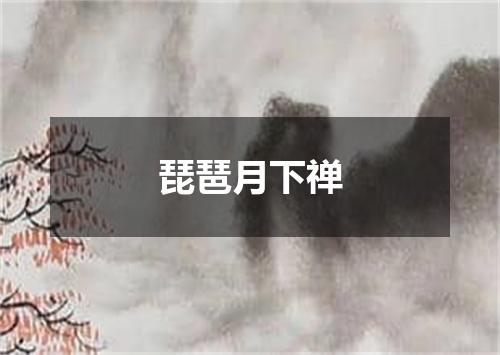琵琶月下禅