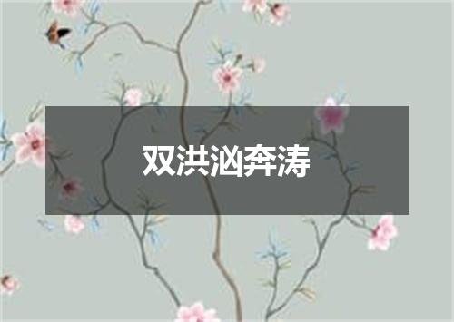 双洪汹奔涛
