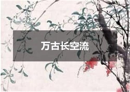 万古长空流