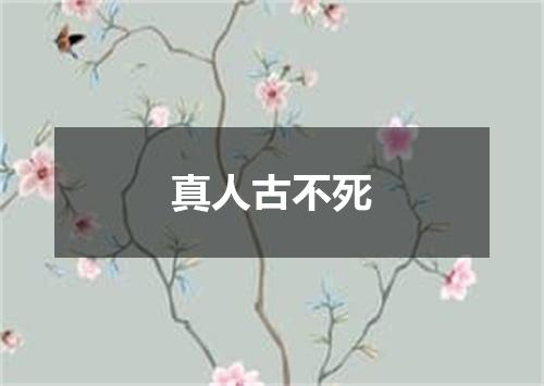 真人古不死