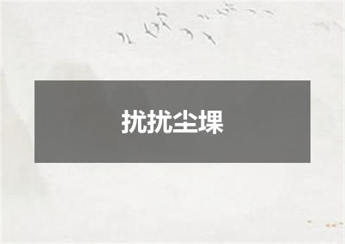 扰扰尘堁