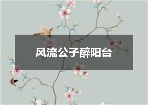 风流公子醉阳台