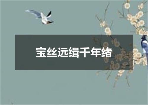 宝丝远缉千年绪