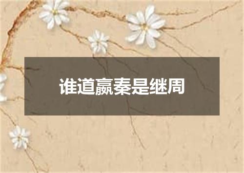 谁道嬴秦是继周