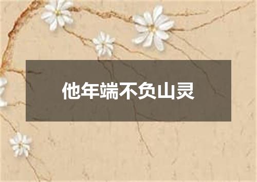 他年端不负山灵