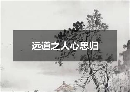 远道之人心思归