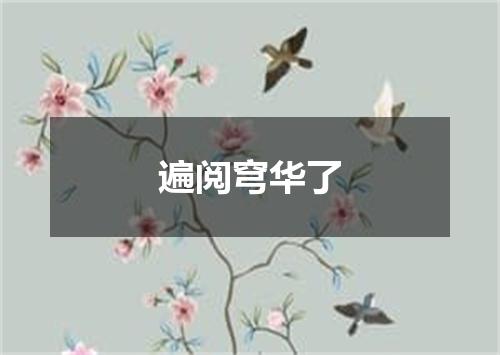 遍阅穹华了