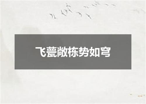 飞甍敞栋势如穹