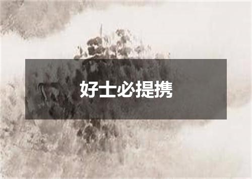 好士必提携