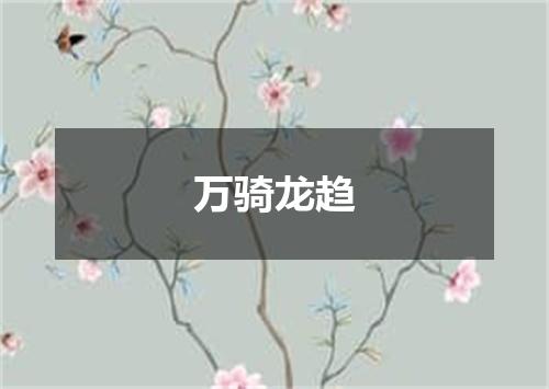 万骑龙趋