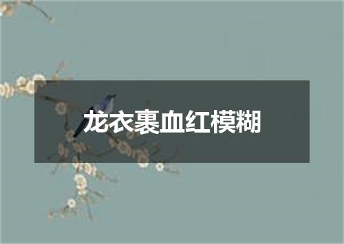 龙衣裹血红模糊