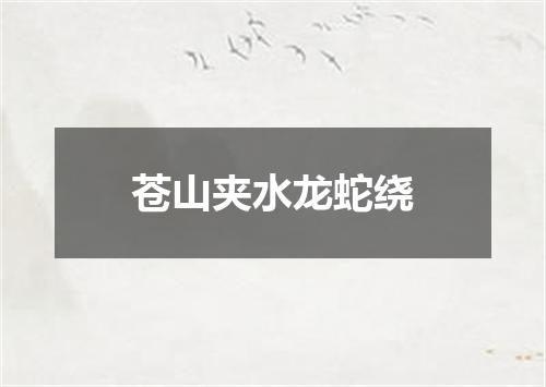 苍山夹水龙蛇绕