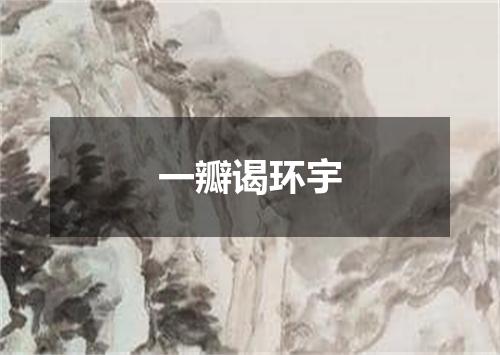一瓣谒环宇