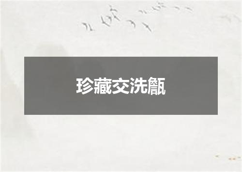 珍藏交洗甔