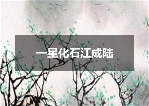 一星化石江成陆