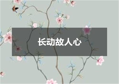 长动故人心