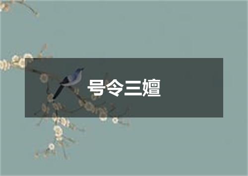 号令三嬗