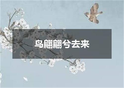 鸟翩翩兮去来