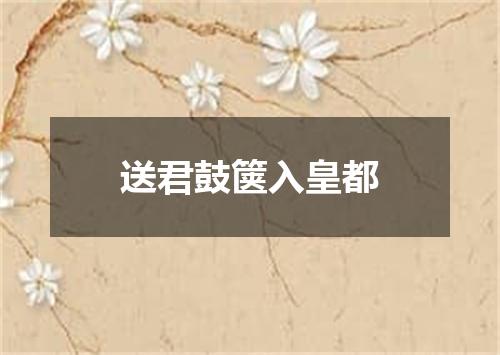 送君鼓箧入皇都