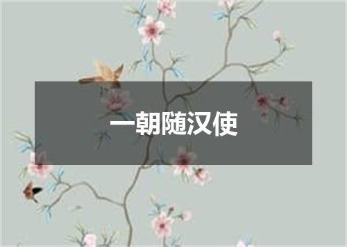 一朝随汉使