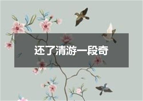 还了清游一段奇