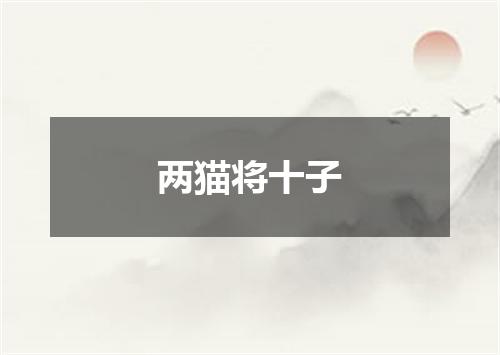 两猫将十子