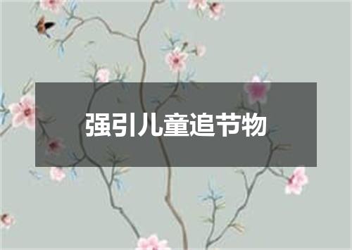 强引儿童追节物