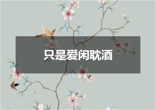 只是爱闲耽酒