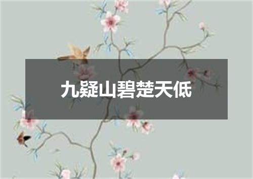 九疑山碧楚天低