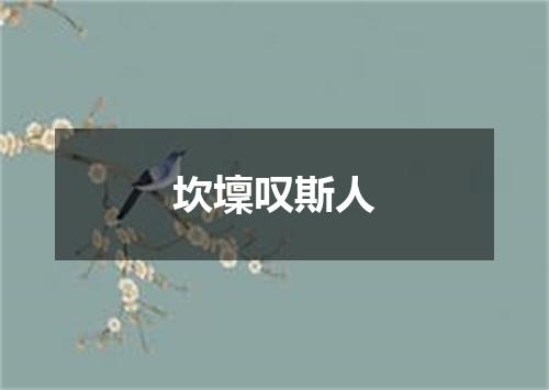 坎壈叹斯人