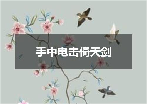 手中电击倚天剑