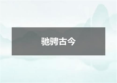 驰骋古今