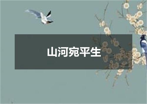 山河宛平生