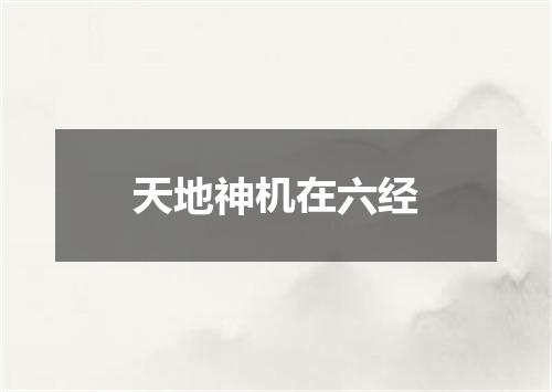 天地神机在六经