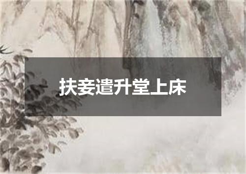 扶妾遣升堂上床